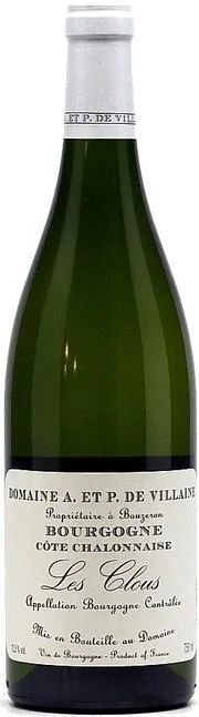 Вино Domaine A. et P. de Villaine  Bourgogne Cote Chalonnaise  Les Clous  Домен А. и П. де Виллен Бургонь Кот Шалонез  Ле Клу  2015 750 мл