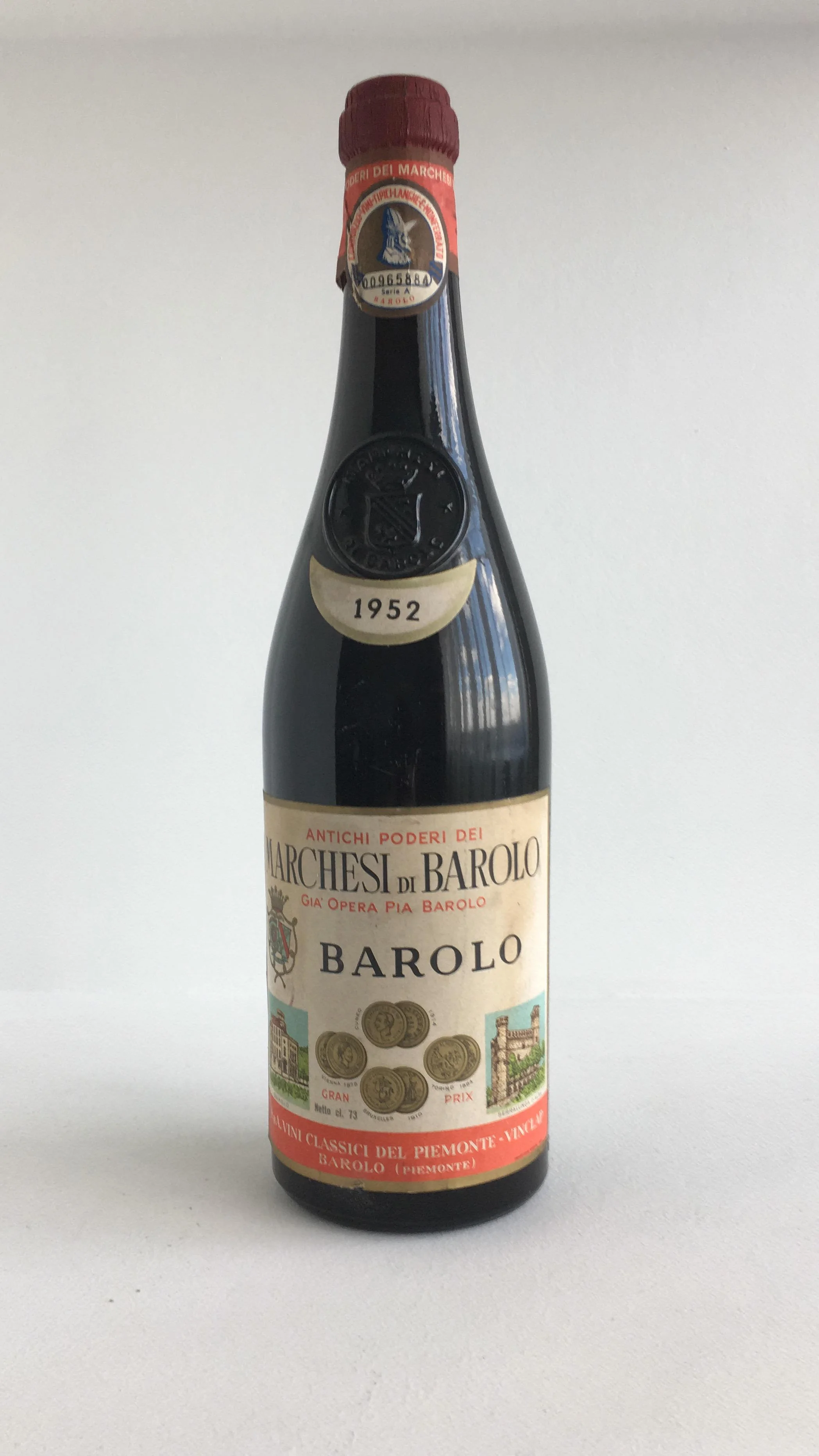 Вино Barolo Marchesi di Barolo/Маркези ди Бароло,1957, 0,75л