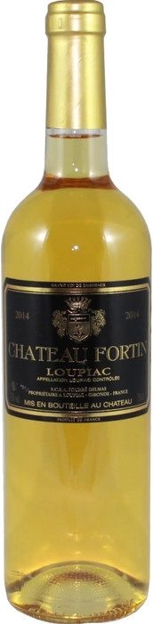 Вино   Chateau Fortin, Loupiac AOC Шато Фортин  белое сухое 2014 750 мл