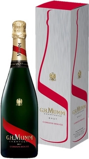 Шампанское Mumm Cordon Rouge AOC gift box  Мумм Кордон Руж Брют в подарочной коробке 750 мл
