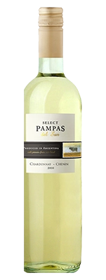 Вино белое сухое Pampas del Sur,«SELECT» CHARDONNAY - CHENIN Пампас дель Сур, «СЕЛЕКТ» ШАРДОНЕ - ШЕНЕН 2019 750 мл
