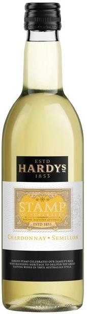 Вино Hardys Stamp  Chardonnay-Semillon  2022  187 мл