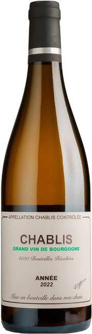 Вино Celine and Frederic Chablis  750 мл 12,5%
