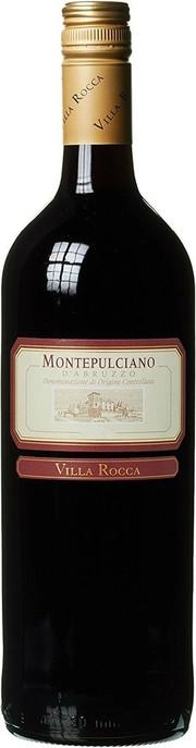 Вино Villa Rocca  Montepulciano d'Abruzzo  Вилла Рокка  Монтепульчано д'Абруццо 2019  750 мл