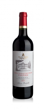 Вино La Guyennoise S. A. Bordeaux AOC. PALAIS ROYAL DES GRACIEUSES VIGNES Rouge Бордо АОС. ПАЛЕ РОЯЛЬ ДЕ ГРАСХОС ВИН Руж 2020  750 мл