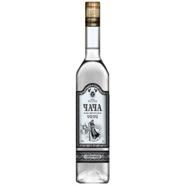 Водка виноградная  Легенда Рачули Чача серебряная 500 мл