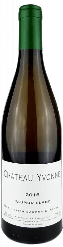 Вино Chateau Yvonne Saumur  AOC Blanc  Шато Ивонн   Сомюр Блан  2015 750 мл