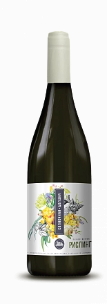 Вино Солнечная долина  Лимитированный выпуск  Рислинг белое сухое 750 мл 11 %