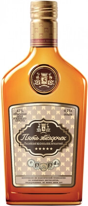 Коньяк  Сордис Российский 5-летний 250 мл