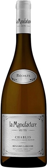 Вино La Manufacture  Chablis AOP  Ля Мануфактур  Шабли  750 мл