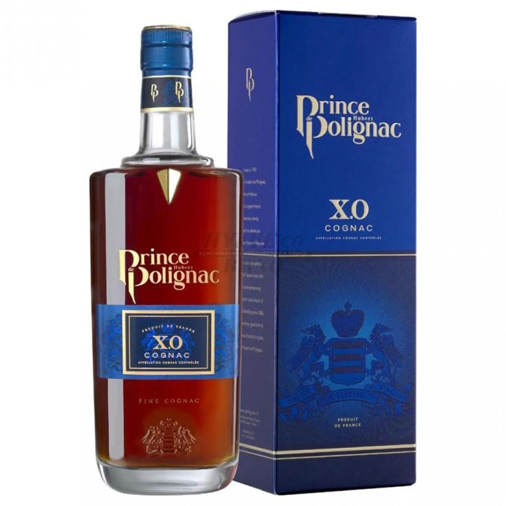 Коньяк  Princ Yuber de Polinyak  XO  Принц Юбер де Полиньяк XO п/уп 500 мл