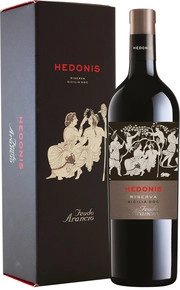 Вино Feudo Arancio Hedonis Nero d'Avola Riserva Sicilia DOC gift box  2015 750 мл