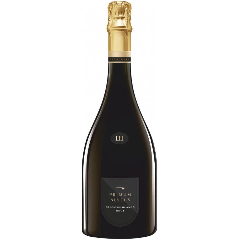 Игристое вино Фанагория Примум Альвеус Блан де Блан брют  2019   750 мл  11%