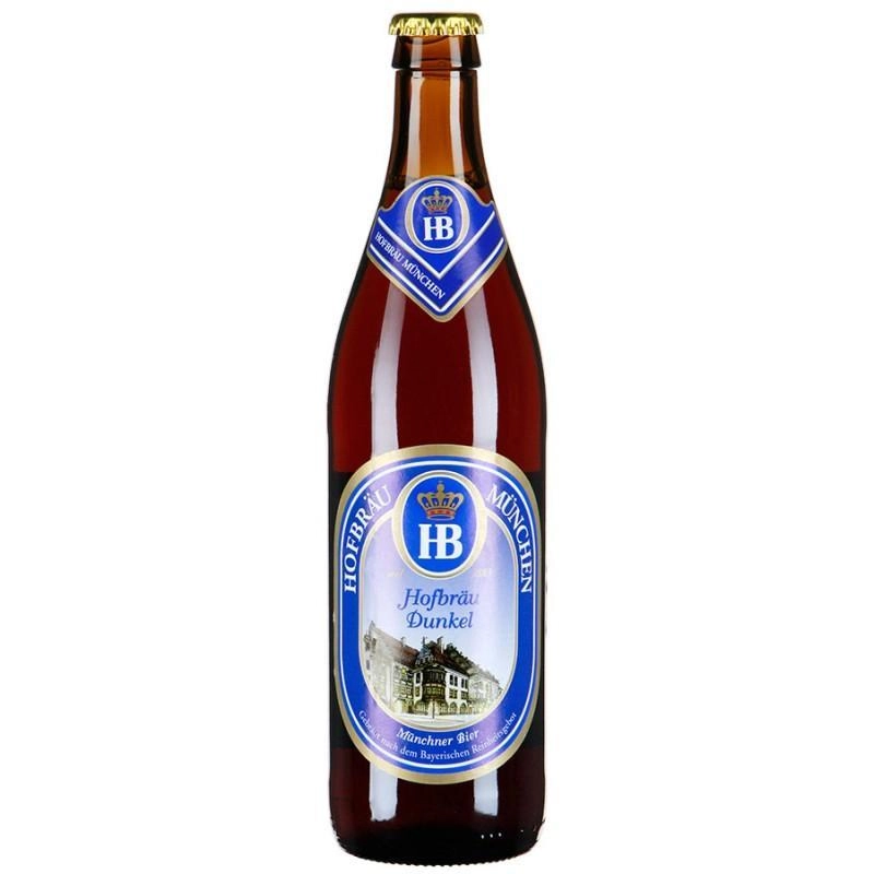Пиво Hofbrau Dunkel Хофброй Дункель стекло 500 мл
