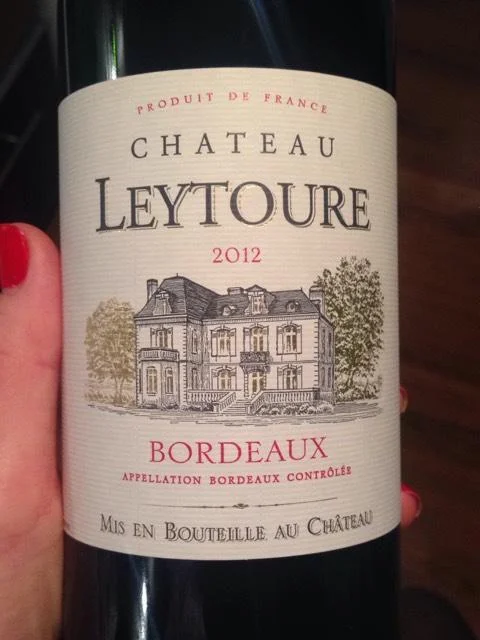 Вино Chateau Leytoure, Bordeaux, 2012/Шато Лейтур, Бордо 2012 750 мл