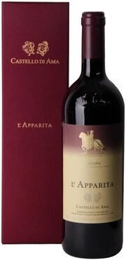 Вино Castello di Ama l'Apparita IGT gift box  2008 750 мл