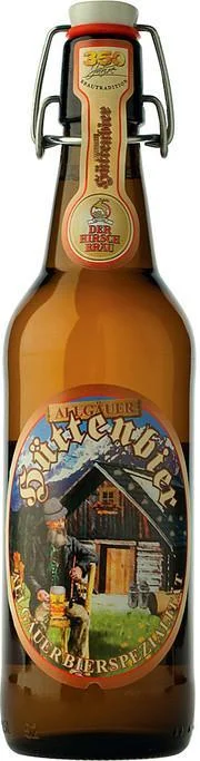 Пиво  Der Hirschbrau Allgauer Huttenbier  500 мл