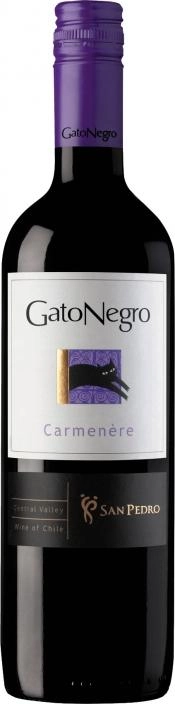 Вино Gato Negro Carmenere 2023  750 мл