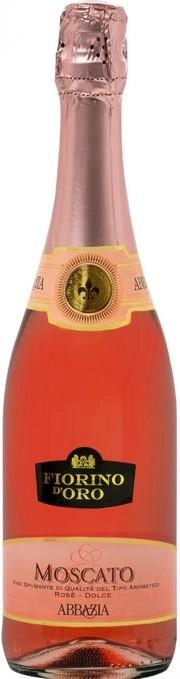 Игристое вино Abbazia Fiorino d`Oro Moscato Rose 750 мл