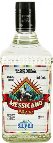 Текила Messicano Alteno Silver   500 мл