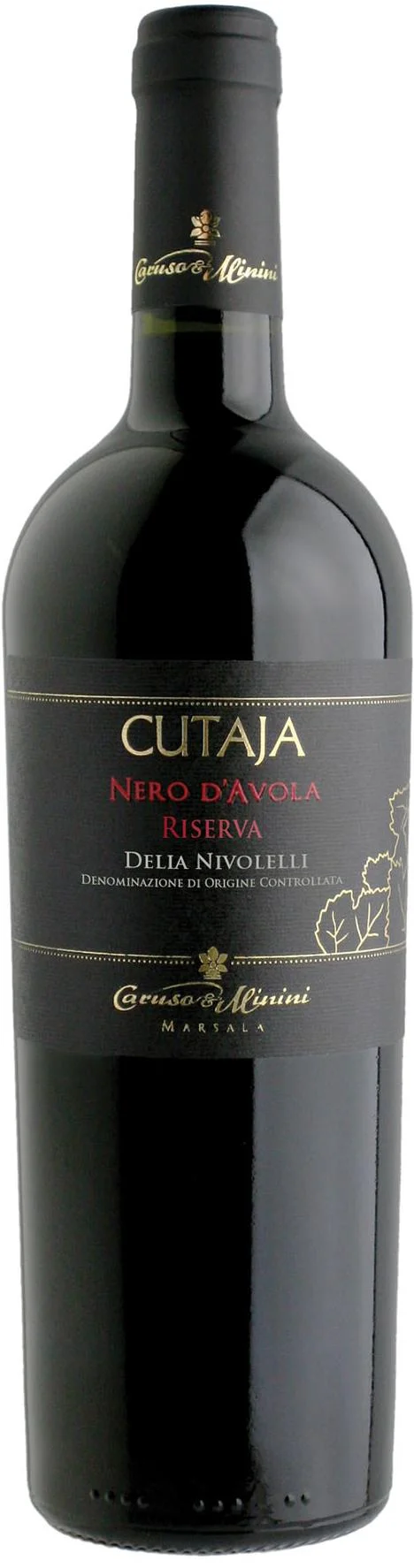 Вино Caruso&Minini Cutaja Nero d'Avola Riserva wooden in box Карузо&Минини Кутайа Неро д'Авола Ризерва в деревянном ящике 2013 1500 мл