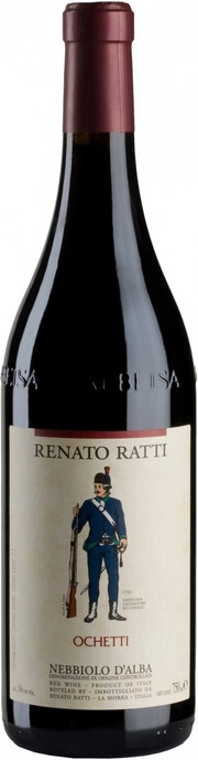 Вино Renato Ratti Nebbiolo d'Alba Ochetti Окетти Неббиоло д'Альба 2020 750 мл