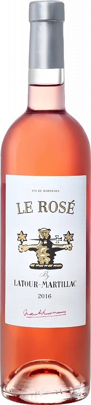 Вино Kressmann Le Rose by Latour-Martillac Bordeaux АОС Крессманн Ле Розе Бай Латур - Мартийяк АОС 2016 750 мл