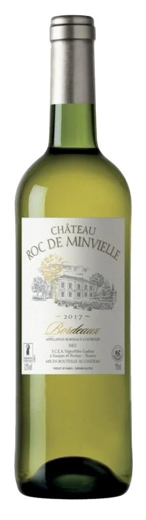 Вино Chateau Roc de Minvielle, Bordeaux AOC Blanc  750 мл  13%