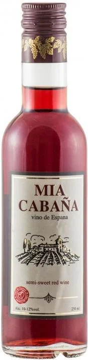 Вино  Vilash Group of Wineries ,  Mia Cabaña semi-sweet Миа Кабанья полусладкое 250 мл