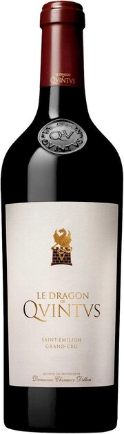 Вино Le Dragon de Quintus Saint-Emilion Grand Cru AOC  Ле Драгон де Куинтюс 2015  750 мл