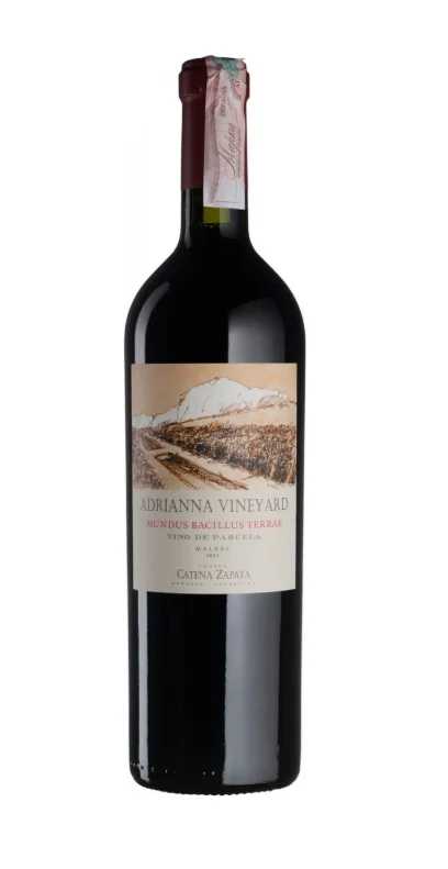 Вино Catena Zapata Mundus Bacillus Terrae Malbec Adrianna Vineyard  2015 750 мл