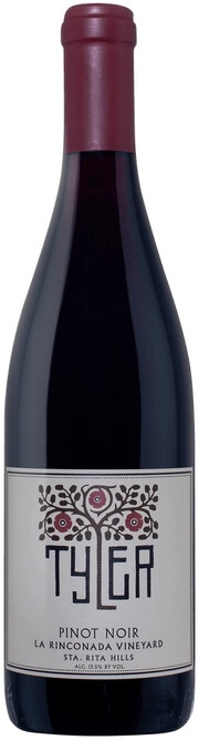 Вино Tyler  La Rinconada Vineyard Pinot Noir Тайлер  Ла Ринконада Виньярд Пино Нуар 2018 750 мл 13,5 %