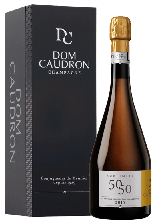 Шампанское Dom Caudron 50/50 Sublimite Brut gift box  2010  750 мл