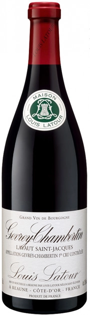 Вино  Louis Latour  Gevrey-Chambertin 1-er Cru Lavaut Saint-Jacques   2010 gift box   750мл