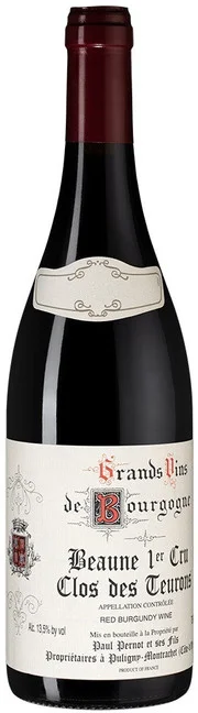 Вино Domaine Paul Pernot & Fils Beaune 1er Cru Clos de Teurons AOC  Домен Поль Перно и Фис Бон Премье Крю Кло де Тёрон 2018 750 мл