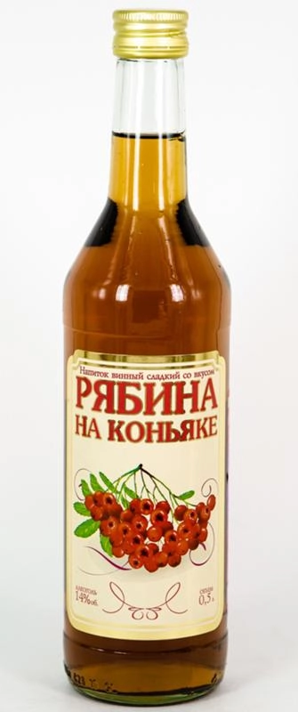 Настойка Рябина на коньяке 500 мл