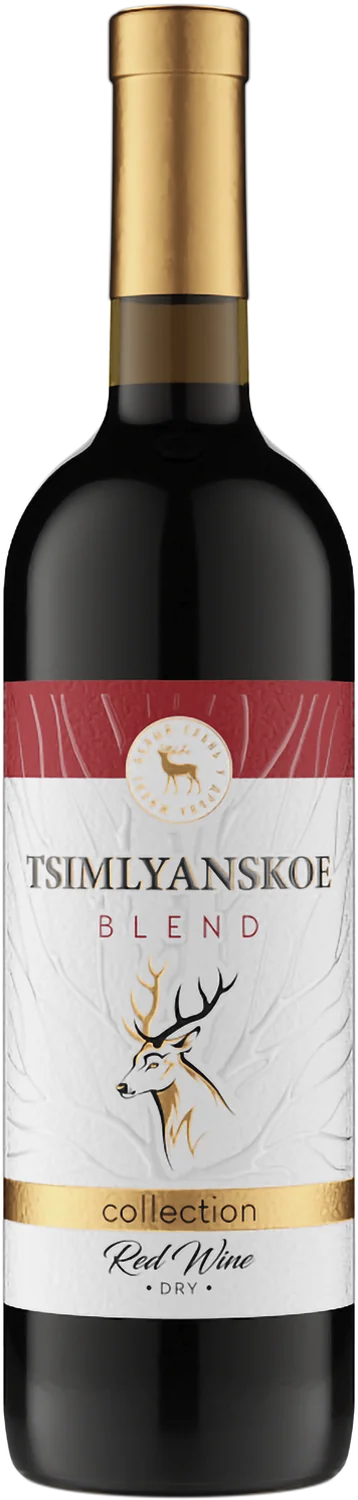 Вино  Цимлянское Бленд красное  сухое  2022 750 мл 12,5 %