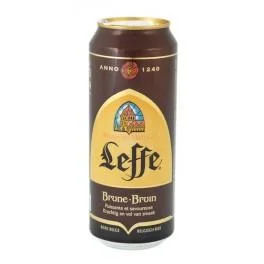Пиво Leffe Brune Леффе Брюн ж/б 500 мл