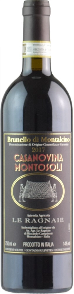Вино Le Ragnaie Casanovina Montosoli Brunello di Montalcino DOCG 2017 750 мл 14%