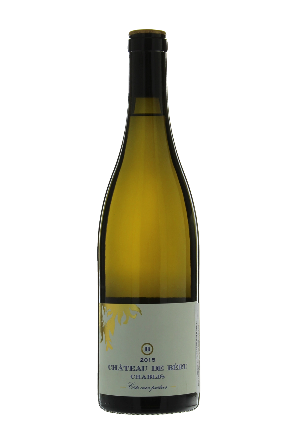 Вино Chateau de Beru Cote aux pretres Chablis AOC  2018 750 мл