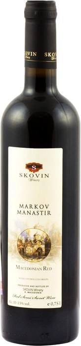 Вино Markov Manastir Macedonian Red Марков Монастырь Македонское Красное 750 мл