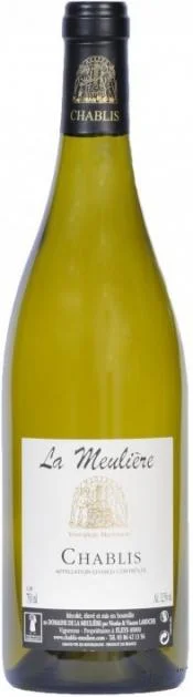 Вино Domaine de la Meuliere  Chablis AOC   Домен де ла Мельёр Шабли  2013  750 мл