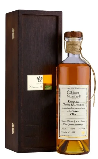 Коньяк Chateau de Montifaud Petite Champagne Millesime wooden box  2004  700 мл