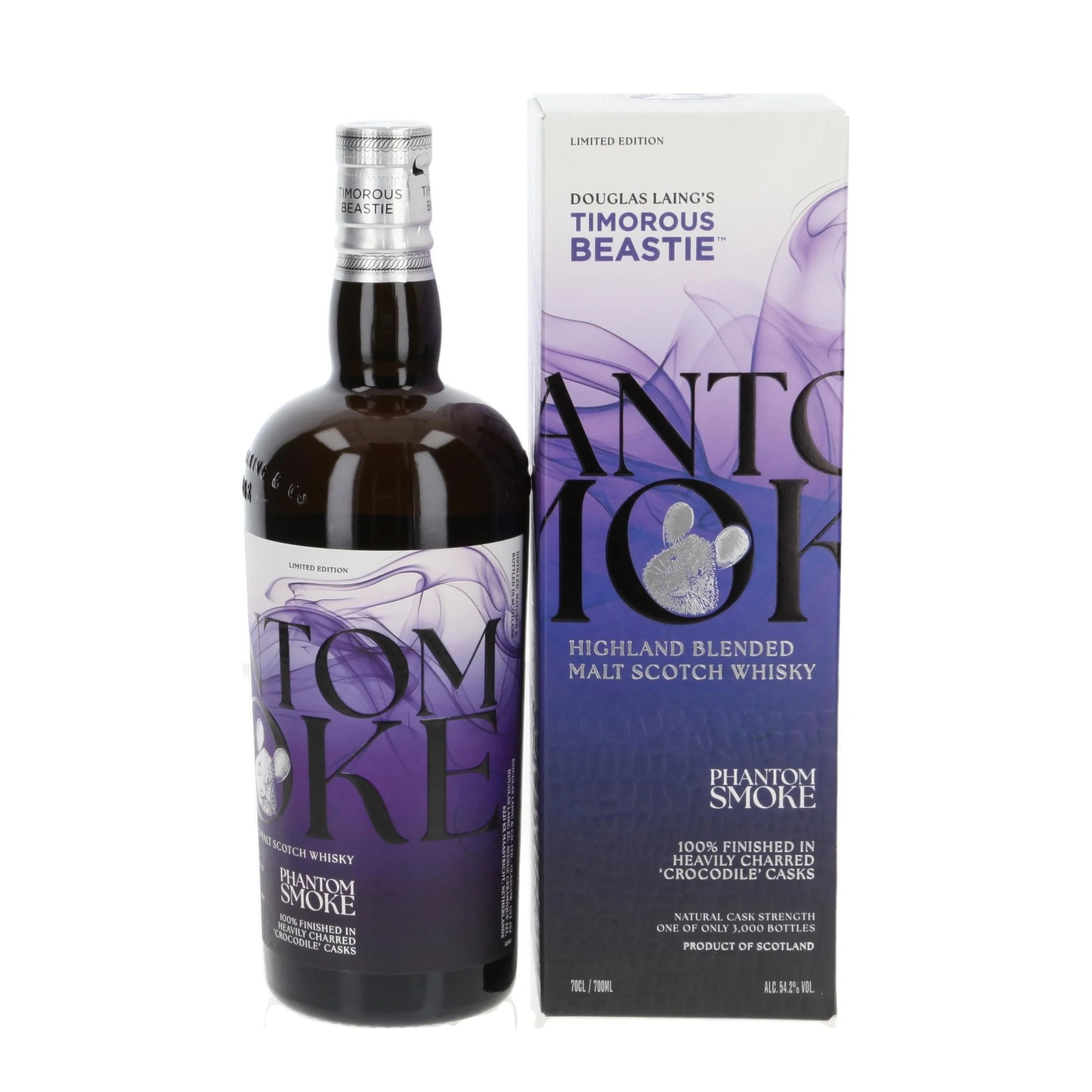 Виски Timorous Beastie  Phantom Smoke Cask Strength with Gift Carton 700 мл 54,2%