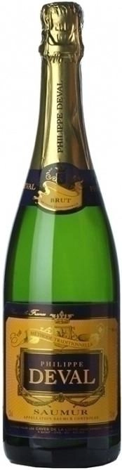 Вино игристое Philippe Deval Brut Blanc  750мл