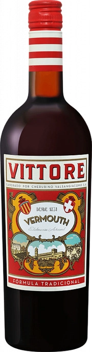 Вермут Vermouth Vittore Tinto Cherubino Valsangiacomo  750 мл