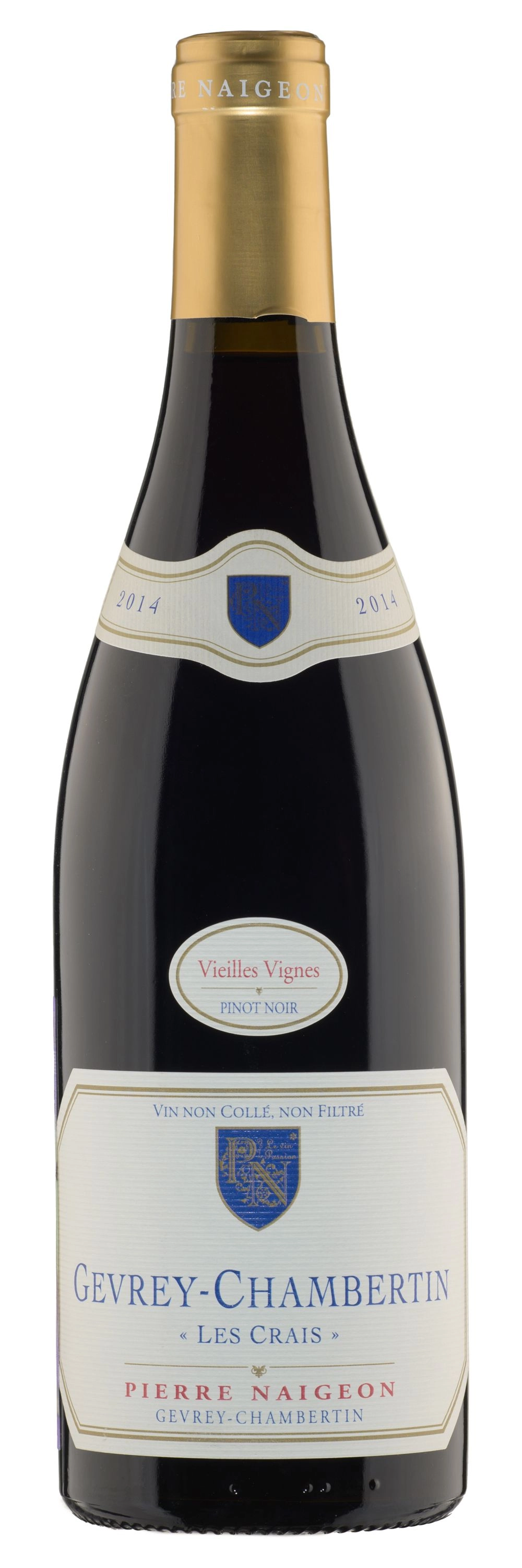 Вино Вино Pierre Naigeon Gevrey Chambertin Les Crais Vieilles Vignes 2014 750 ml 13%