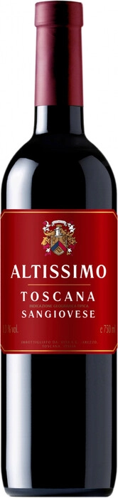Вино  Altissimo  Sangiovese, Toscana IGT   Альтиссимо  Альтиссимо  Санджовезе  750 м
