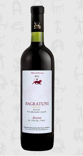 Вино Bagratun red dry  2013 750 мл