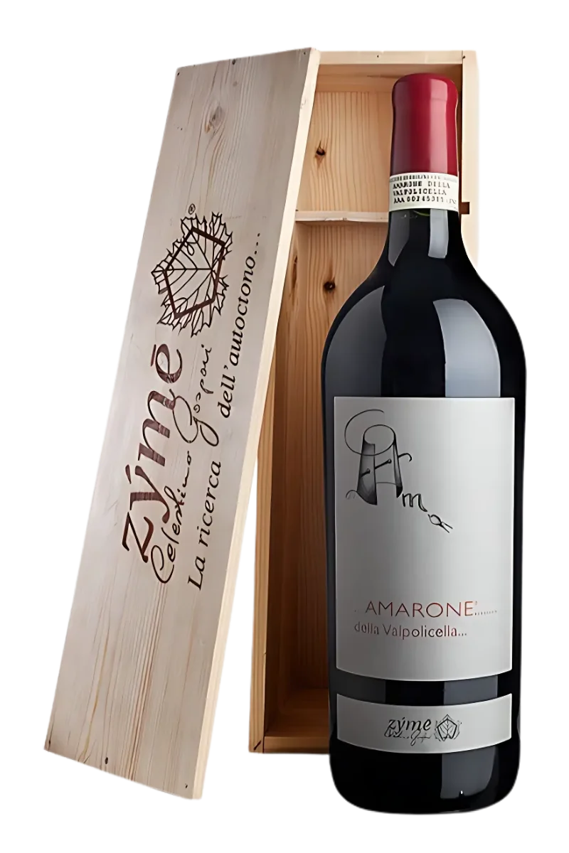 Вино Zyme di Celestino Gaspari, Amarone Classico della Valpolicella DOР, Амароне Классико делла Вальполичелла в деревянной коробке  2018 1500 мл